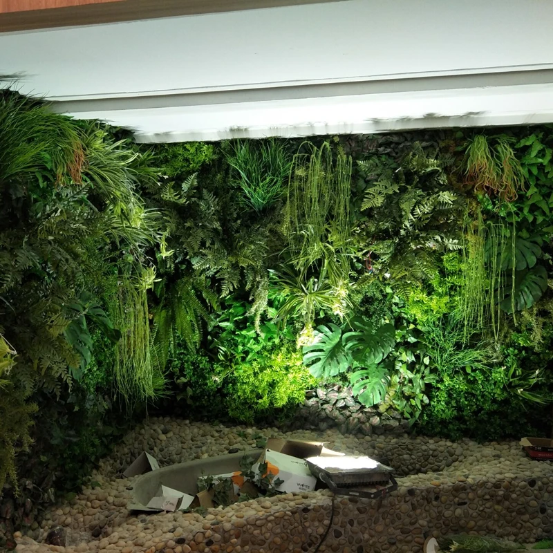 
UV Protected Greenery Leaves Fence Privacy Panels Screen Plastic Artificial Boxwood Panel for Decoration with Flowers 