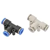 PT series 6mm size pneumatic air tube fitting connector equal union tee