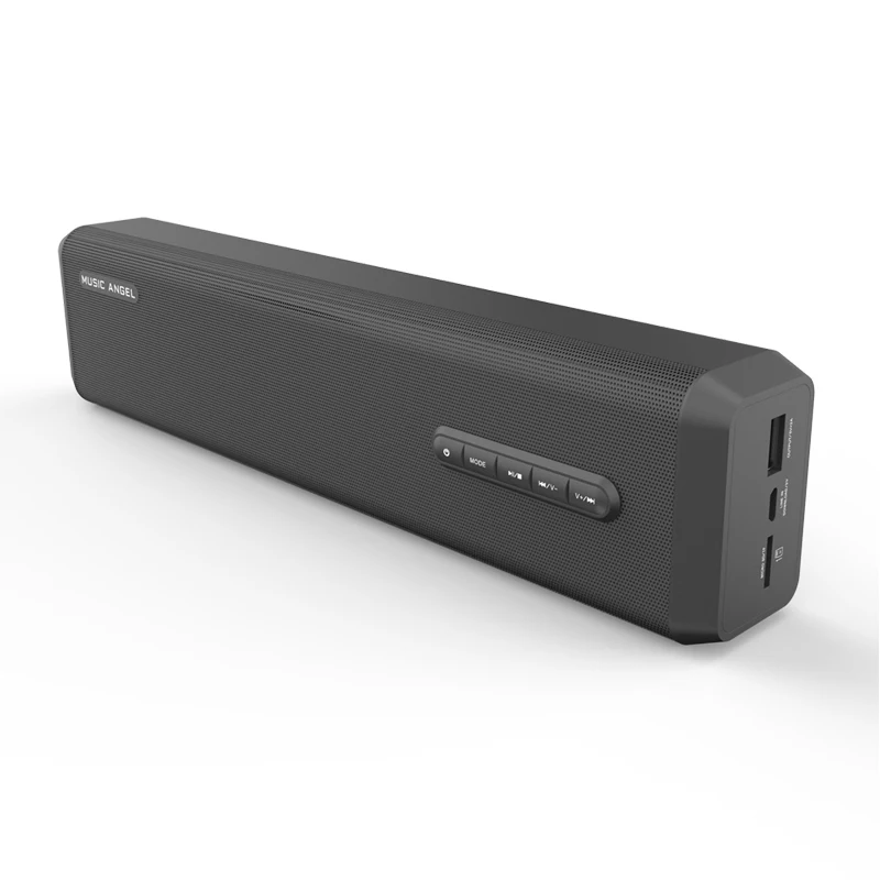 

Music playing mini soundbar speaker with power bank 4000mAh