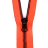 Good quality 4 inches red bronze double sided zipper