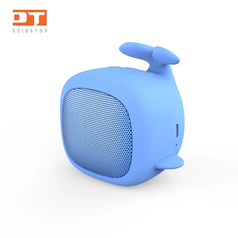 

Cute Speaker Bluetooth V4.2 (1 main speaker+8 silicone shape) Animal Speaker for Kid Private Mold