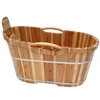 japanese teak wooden frame bathtub/ wooden barrel bath tub/ outdoor wood soak tub
