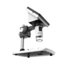 1000X 4.3 inch HD 1080P Portable Desktop LCD Digital Microscope 8 LED Microscope Support 10 Languages Bracket Video Record