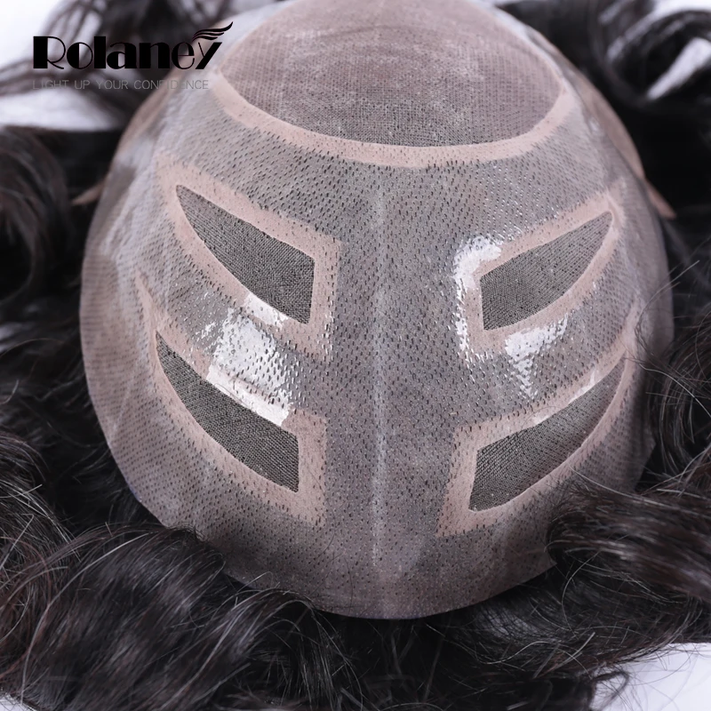 

100 Human Virgin Hair Indian Human Hair Toupee Raw Full Lace Wig