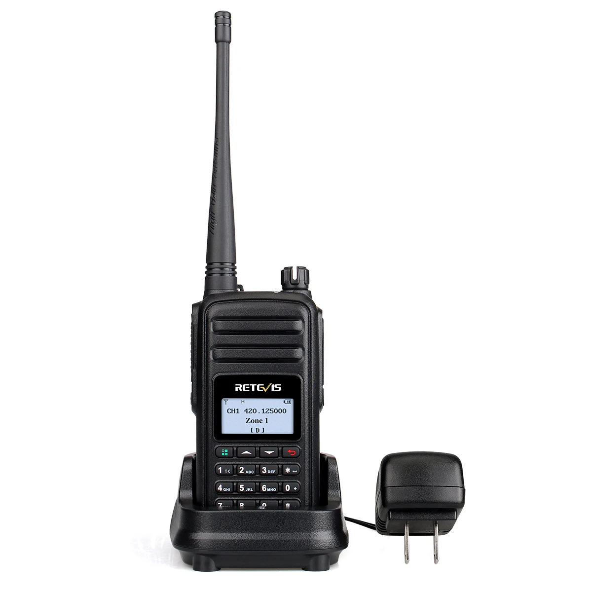

Retevis RT80 Long Range Digital DMR Two Way Radio 999Channel UHF Digital Analog Ham Amateur Radio Walkie Talkie