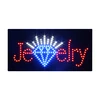 19*10Inches Rectangular Shaped Jewelry LED Sign for Jewelry Stores In the Mall, Super Bright for Attracting Customers