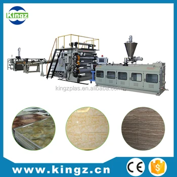 Pvc Faux Marble Machine Imitation Marble Artificial Marble Sheet Production Line View Faux Marble Machine Kingz Machinery Product Details From Shanghai Kingz Machinery Co Ltd On Alibaba Com