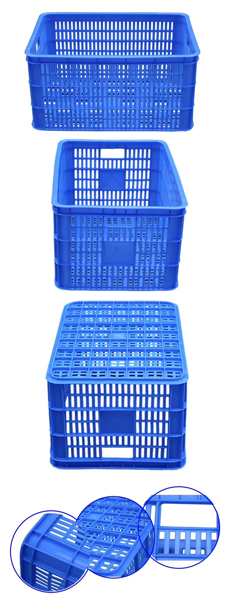 Plastic Mesh Baskets Perforated Basket For Fruit 600*420*310mm Buy