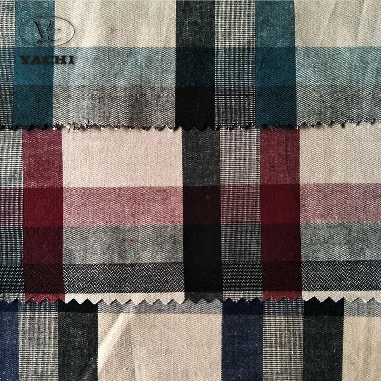 100 Cotton Check Shirt Fabric For Men Buy Check Fabric,Cotton Check