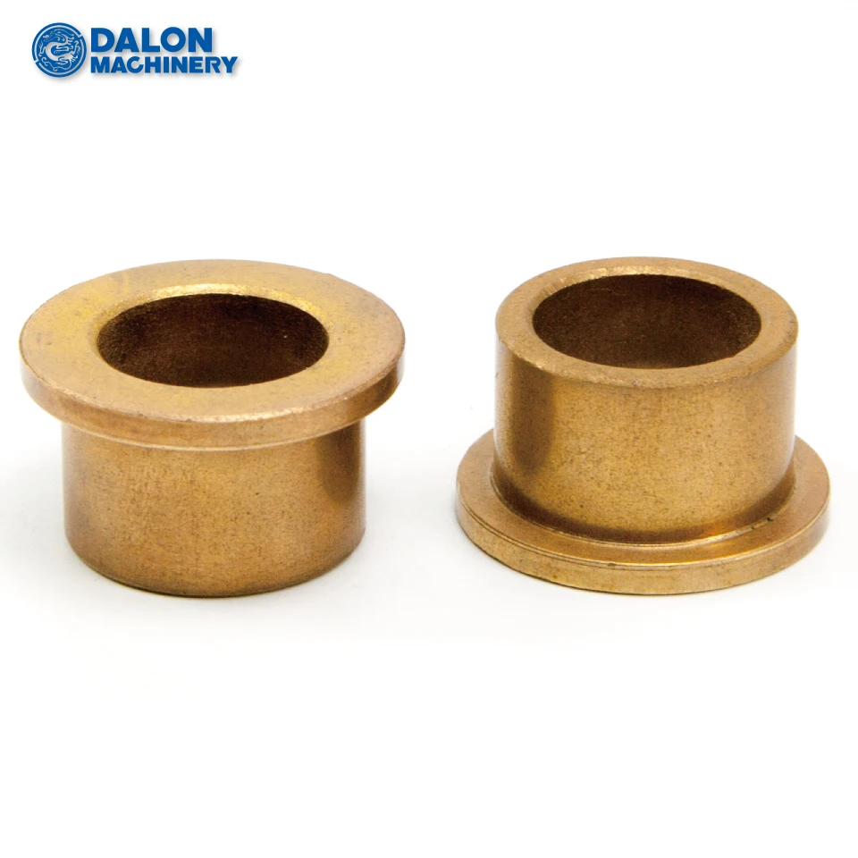 Sintered Oil Impregnated Flanged Bronze Metal Plain Sleeve Bearing