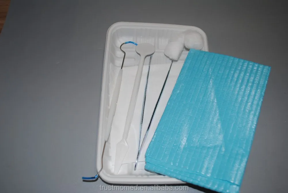 Disposable Dental Examination Sterile Kit 5 In 1,Disposable Dental Kit