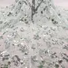 light blue sided sequin color changing sequins fabric for spring /summer