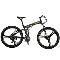 

EUROBIKE G7 Hot Sale 27.5 inch Magnesium Alloy Wheel Folding21 Speed Full Suspension Frame mountain bike bicycle