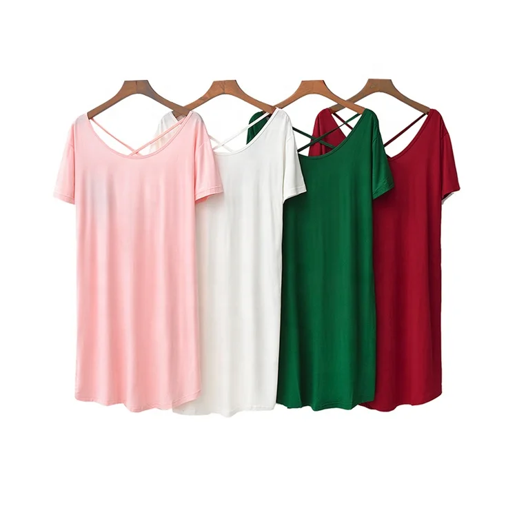 

Custom Ladies Night Shirt Sexy Long Sleep Shirt Dress