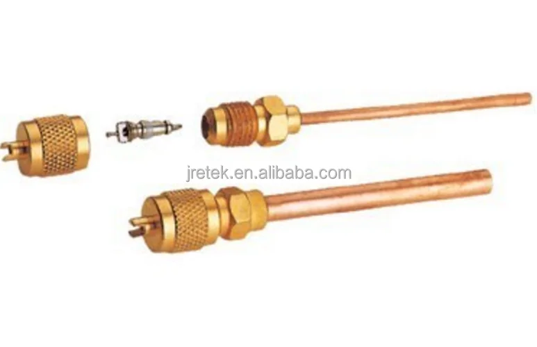 
Factory Direct Cheap Refrigeration Schrader valve Superior Brass access valve 