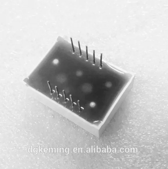 0.8 inch 1 bit seven segment led display