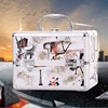 Simple large make up case travel cosmetic case