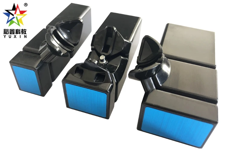 mirror cube blue color