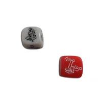 

2020 New Promotion Resin or Plastic Acrylic 8mm 16mm 20mm 25mm Dot Custom Printed Casino Adult Game Sex Dice Set