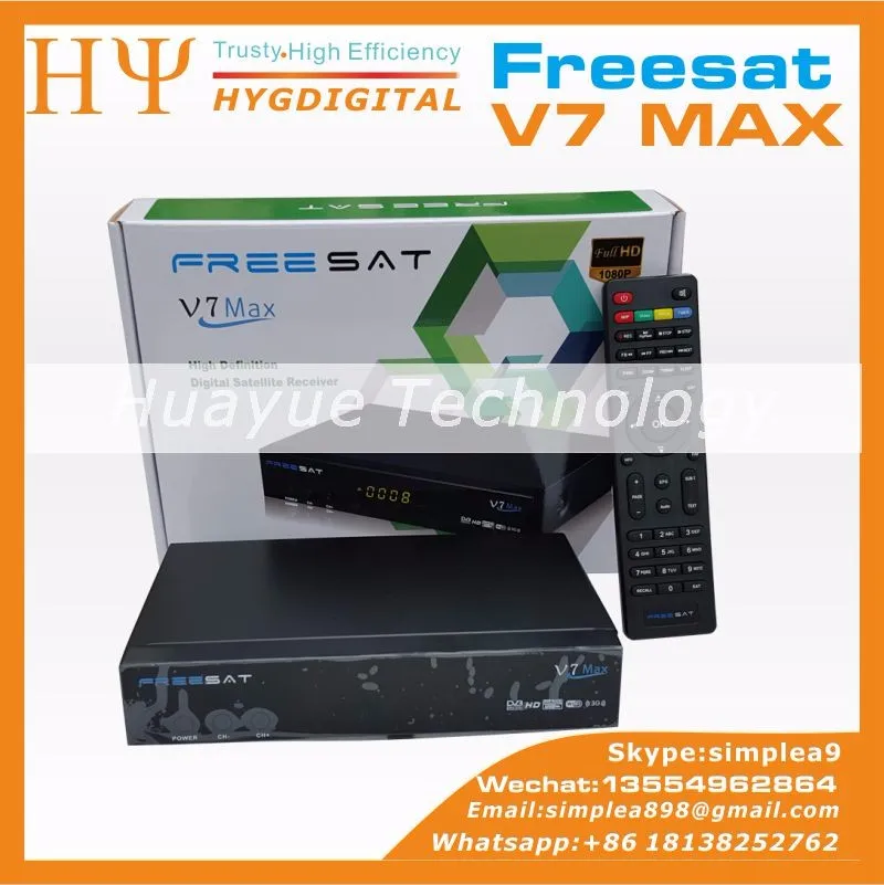 USB l7 DVB-S2 Freesat V7 HD1080P Satellite Receiver Receptor Decoder Powervu 