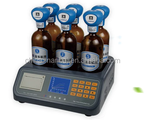 No mercury pressure laboratory BOD analyzer