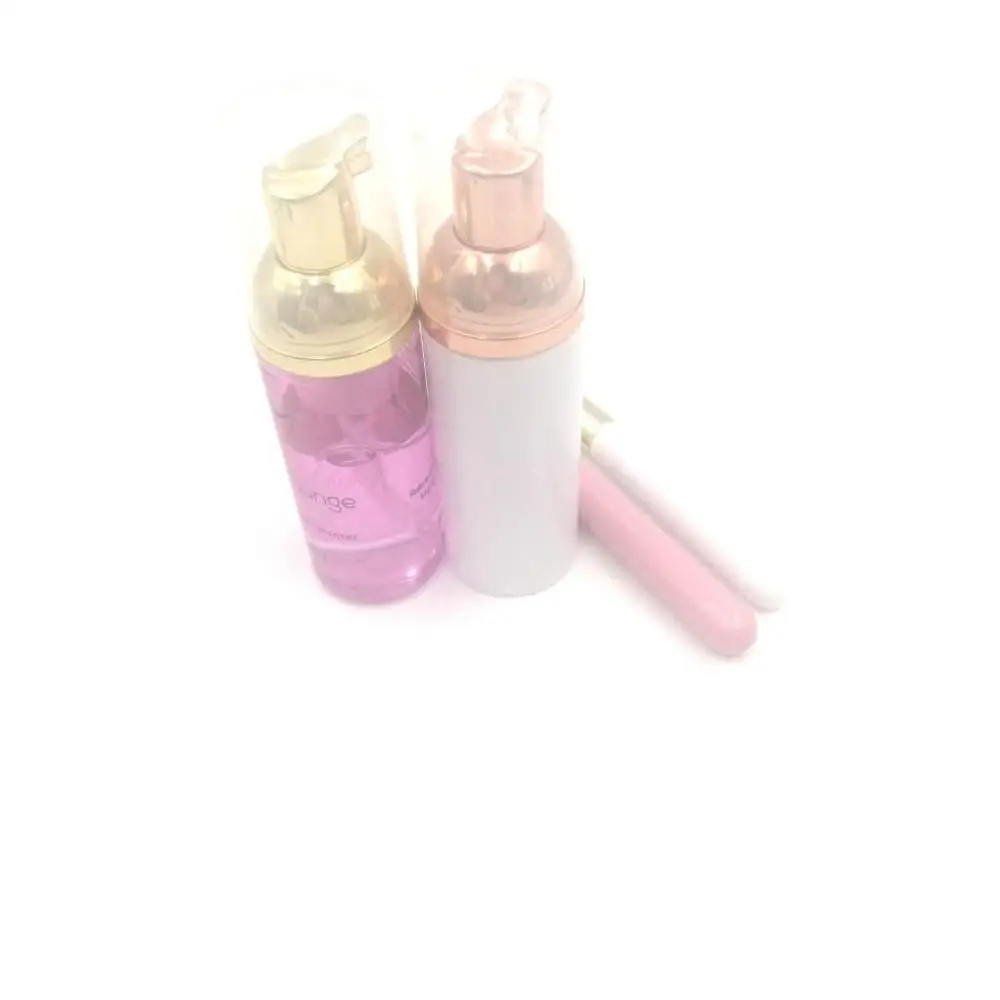 

rose gold bottle cap Private logo Wholesale lash shampoo cleanser 30ml,50ml,100ml for Eyelashes Extension