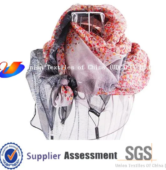 polyester chiffon scarf fabric