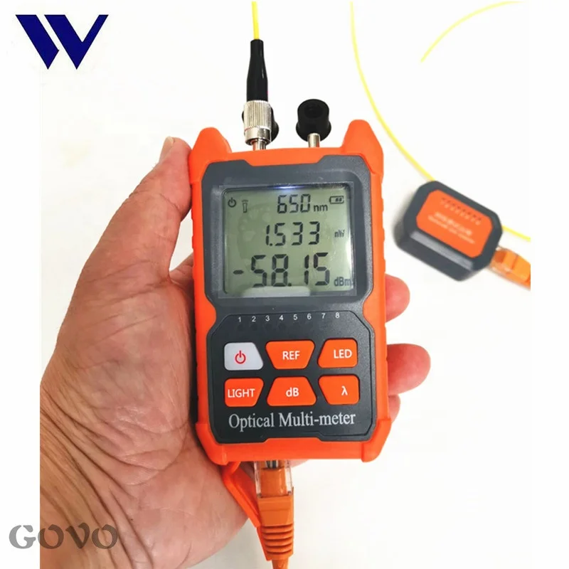 Govo Gw3206 Optic Multimeter Optic Power Meter Tester And 650nm Light