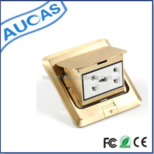 2018 New Aucas High Quality Waterproof Electrical Floor Socket Box.jpg