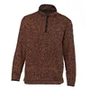 A/B yard 1/4-Zip 100% polyester men knit fleece Pullover