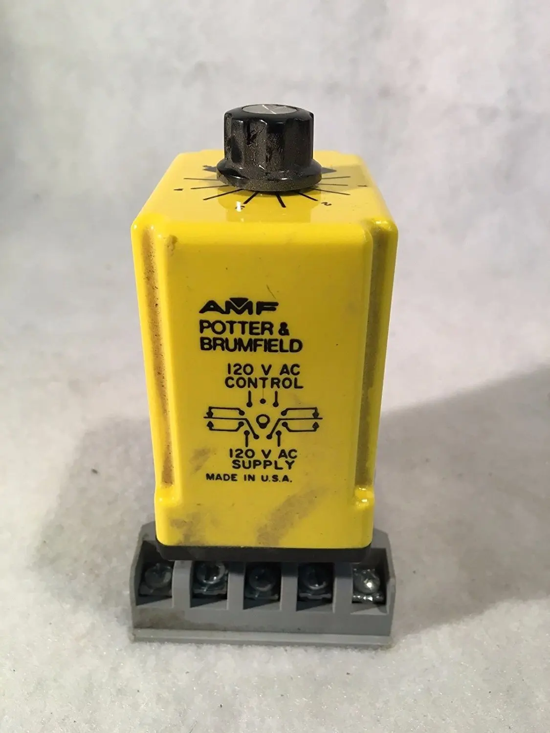 Get Quotations · AMF Potter & Brumfield 120 V AC Relay & Base