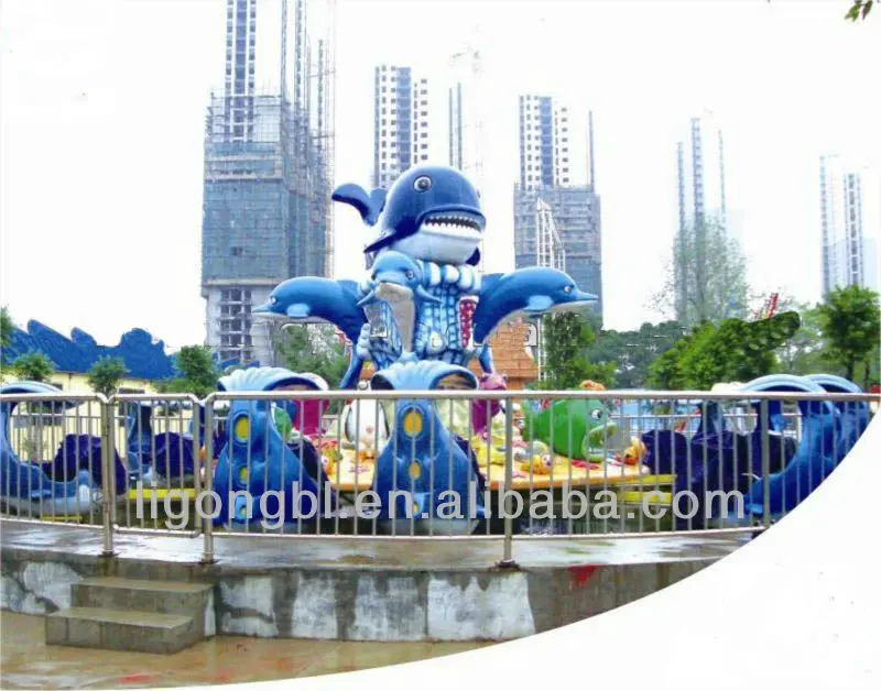 Shark Island amusement kiddie rides