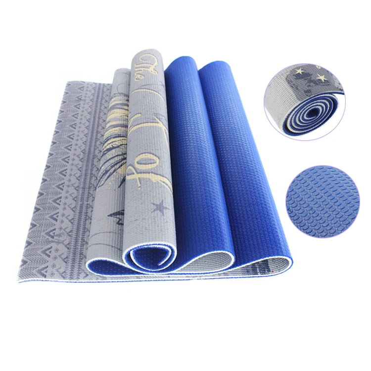 

Durable eco friendly printed yoga mat manufacturer multi-functional yoga pilates type pvc exercise mat, Customized color