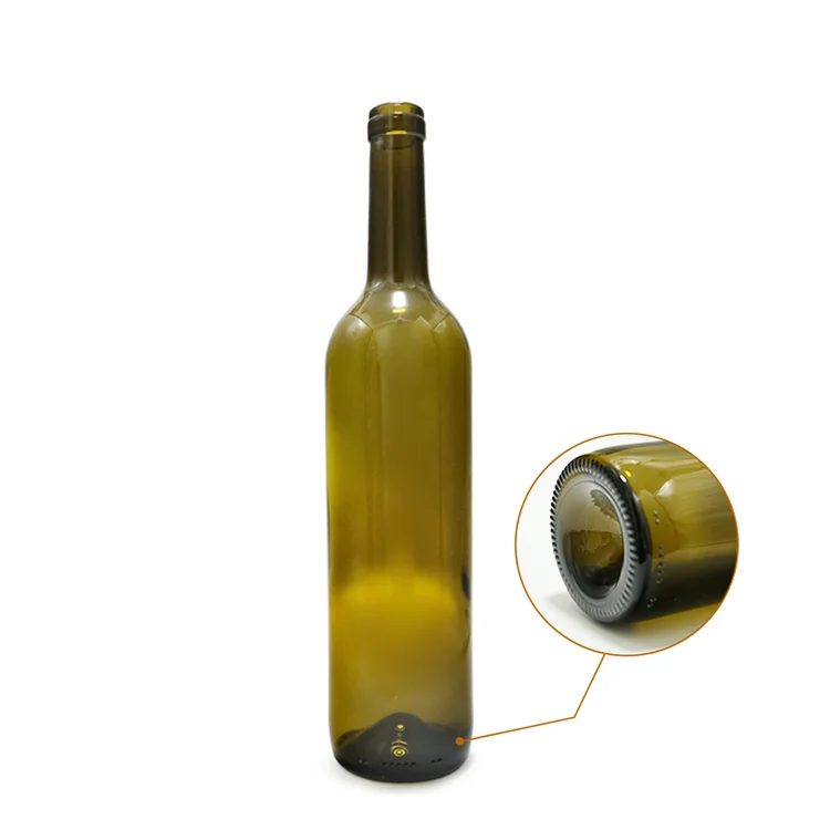 200ml 375ml 500ml 750ml Dark Green Glass Wine Bottle Sale Buy Small Glass Bottle For Sale,500