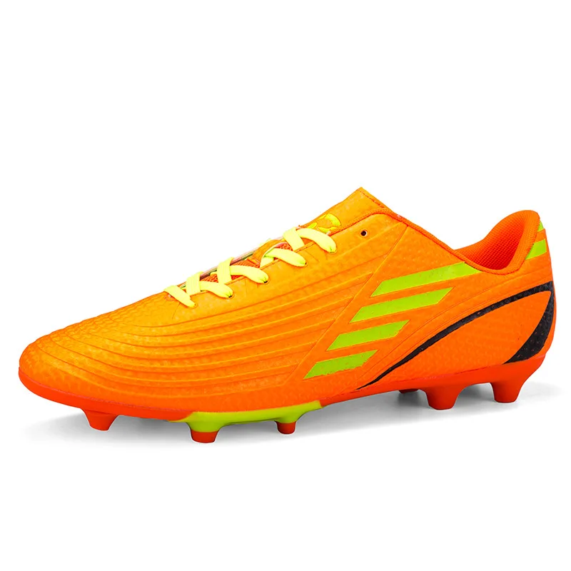 

FuJian China Wholesale Top Quality Low MOQ Hg Leather Upper Cheap Men Indoor Soccer Shoes Kids, Silver;blue;orange