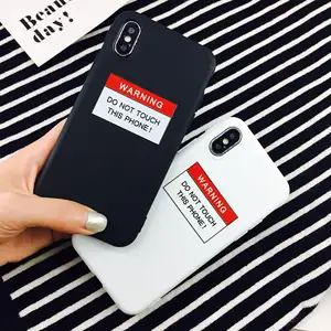 Design Slogan TPU Phone Case iPhone 6 7 8 Plus X
