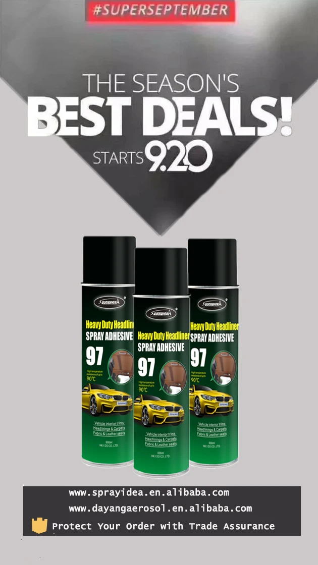 Customized Design Glue For Car Body Automotive Headliner Seat Dashboard