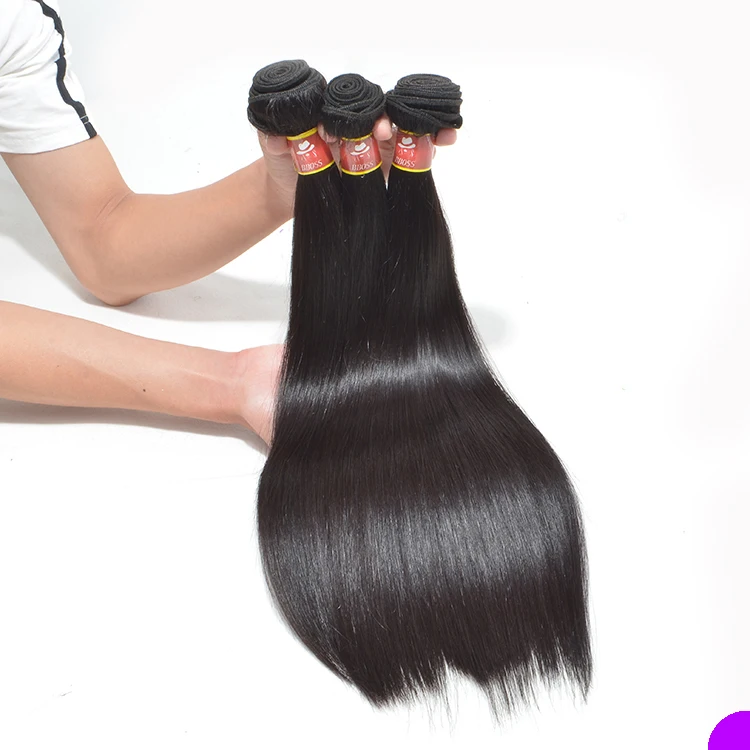 Raw Virgin Russian Mongolian Hair Straight 6 Inch Hair Weaving