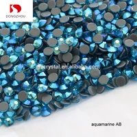 

Wholesale Aquamarine AB Color HotFix Crystal Rhinestone For Clothing