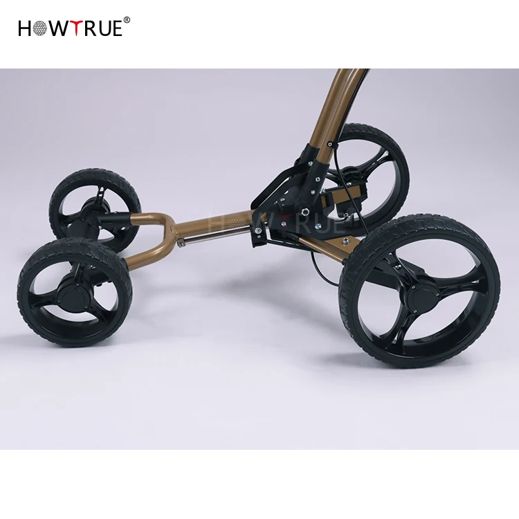 Foldable EVA Foam Tyre  Golf Push Cart For Sale