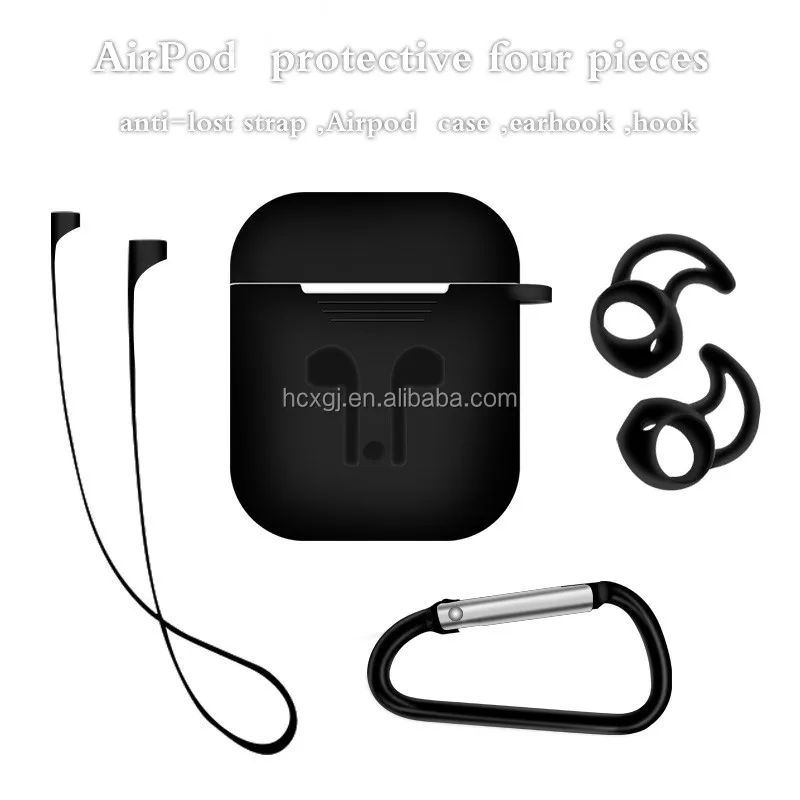 Silicone Airpod Accessories Case Strap Holder Earhook