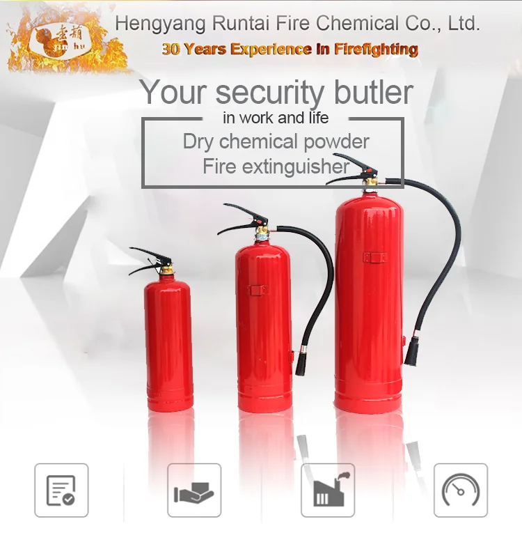 Color Powder Fire Extinguisher Dry Powder Fire Extinguisher Supermarket Use Dcp Fire