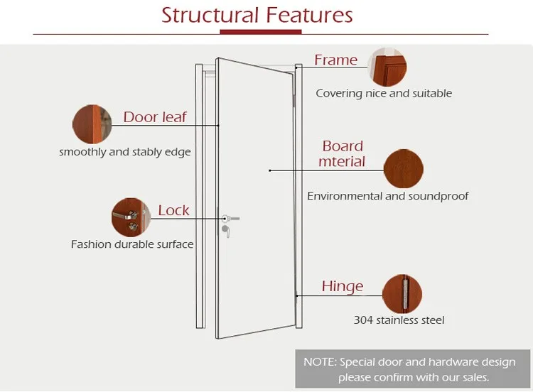 Luxury Design Exterior Waterproof Solid Oak Double Carved Wooden Doors