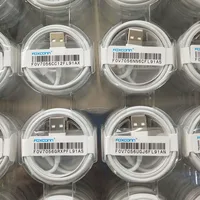 

1m 3ft Original oem Foxconn E75 Chip Usb Cable Data Transfer Charging cable For Iphone X XS MAX 8 6 6s 7 plus DHL free shipping