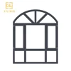 Kiliwin Factory good price aluminum frame fixed glass casement arch shaped windows