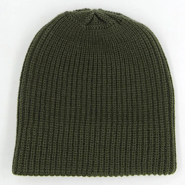 Wholesale Army Green Acrylic Beanie Hats Winter Cap - Buy Winter ...