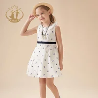 

New fashion China wholesale printed 100%cotton dress A-line baby wholesale cute kid clothes /kids clothing