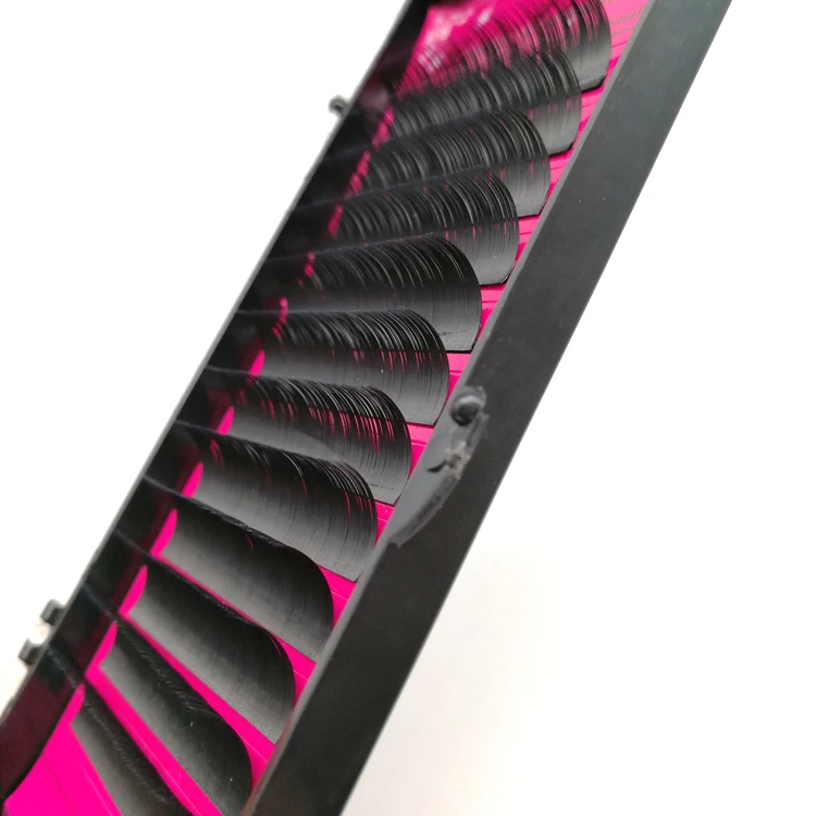 

Private Label premium korean Hair wholesale remover volume eyelash Extensions products with private label, Natural black