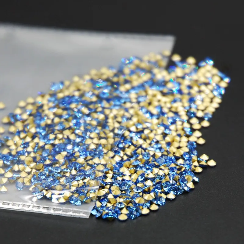 Aaa Grade Loose Point Back Glass Chaton Beads,Mc Chaton Rhinestone