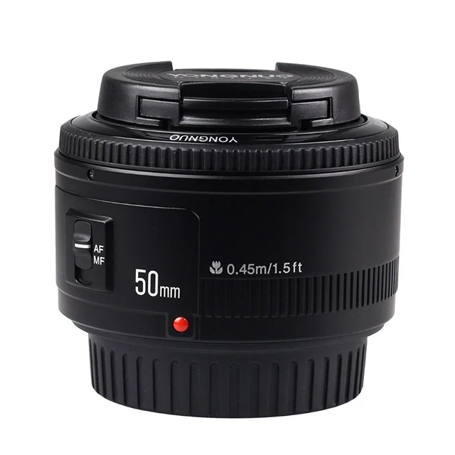 Yongnuo YN-EF 50 mm F/1.8 1:1 .8 Standard Prime-Objectif pour appareil photo numérique Canon Rebel 